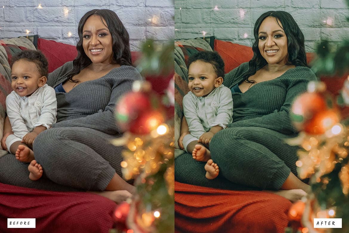 12组时尚圣诞节主题博主电影摄影照片调色Lightroom预设 12 Christmas Day Lightroom Presets 插件预设 第3张-素材湾丨精选海外优质设计素材资源 12组时尚圣诞节主题博主电影摄影照片调色Lightroom预设 12 Christmas Day Lightroom Presets 插件预设 sucaiwan.com