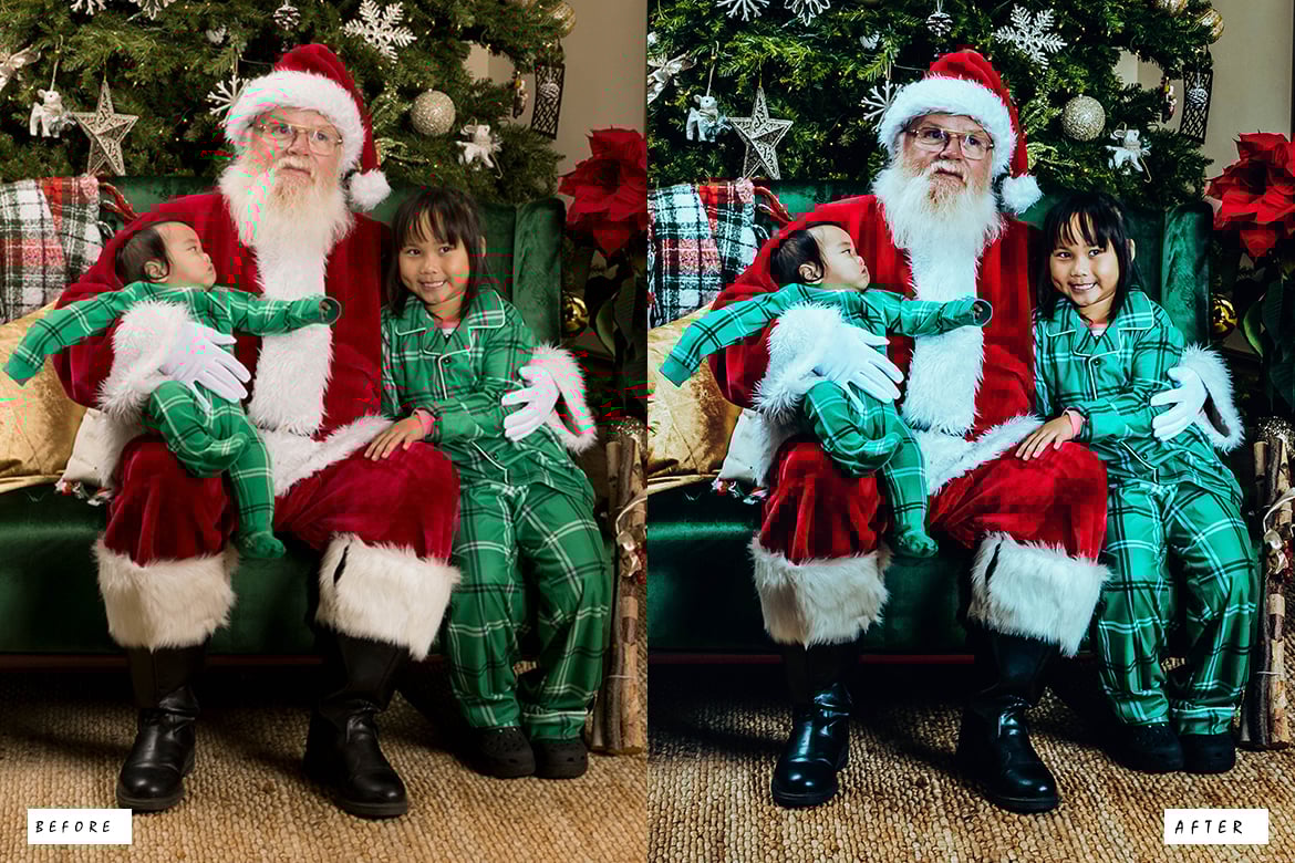 12组时尚圣诞节主题博主电影摄影照片调色Lightroom预设 12 Christmas Day Lightroom Presets 插件预设 第5张-素材湾丨精选海外优质设计素材资源 12组时尚圣诞节主题博主电影摄影照片调色Lightroom预设 12 Christmas Day Lightroom Presets 插件预设 sucaiwan.com