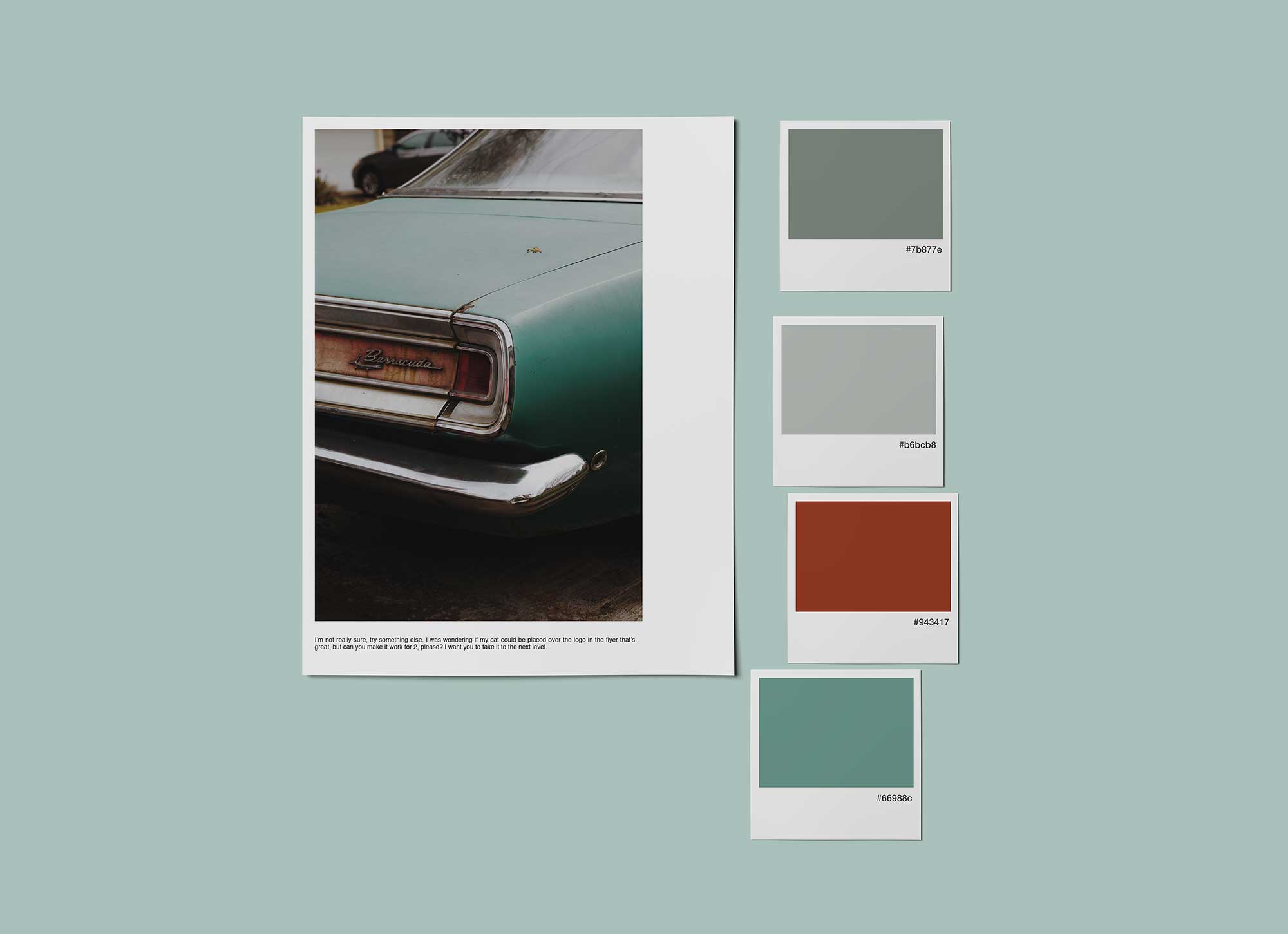 高级INS风纸张拼贴艺术人物风景照片情绪版手帐PSD样机模板素材 Advanced Moodboard Mockup 样机素材 sucaiwan.com