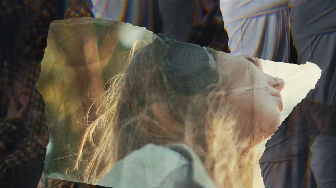 PR模板：复古杂志撕纸折痕胶带拼贴剪切风格化转场过渡模板 , sucaiwan.com