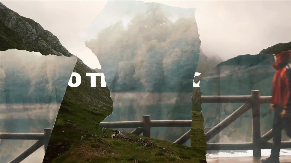 PR模板：复古杂志撕纸折痕胶带拼贴剪切风格化转场过渡模板 , sucaiwan.com