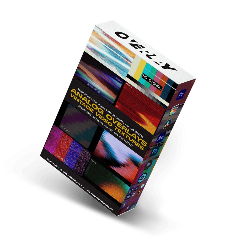 25款复古VHS信号故障毛刺模拟怀旧胶片边框叠加视频AE预设素材套装 Overlay – Analog Overlays – Vintage Video Textures 影视音频 第1张-素材湾丨精选海外优质设计素材资源 25款复古VHS信号故障毛刺模拟怀旧胶片边框叠加视频AE预设素材套装 Overlay – Analog Overlays – Vintage Video Textures 影视音频 sucaiwan.com