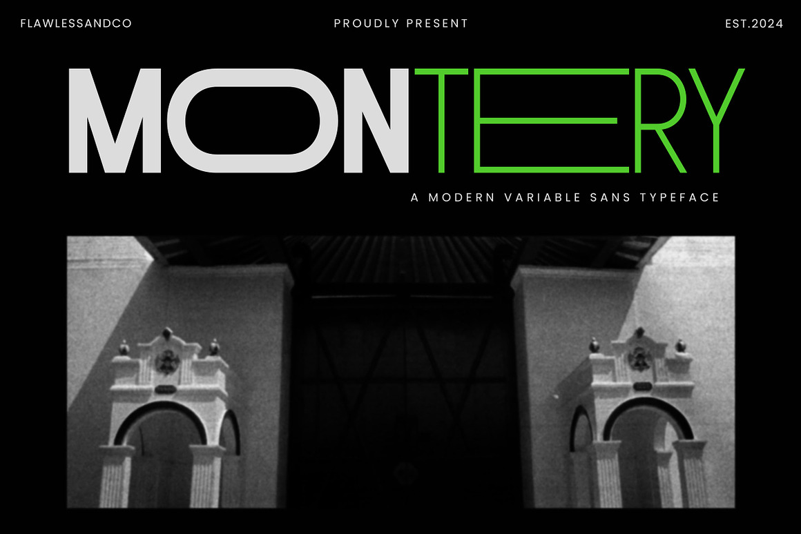 现代时尚品牌包装徽标设计无衬线英文字体安装包 Montery – Sans Serif Family Typeface 设计素材 sucaiwan.com