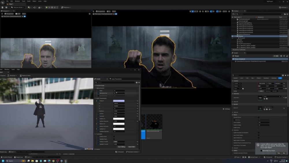 UE/AI制作电影大片视频绿幕抠像特效镜头合成视频教程 中英文字幕 Unreal Engine for Advanced Filmmakers 设计教程 sucaiwan.com