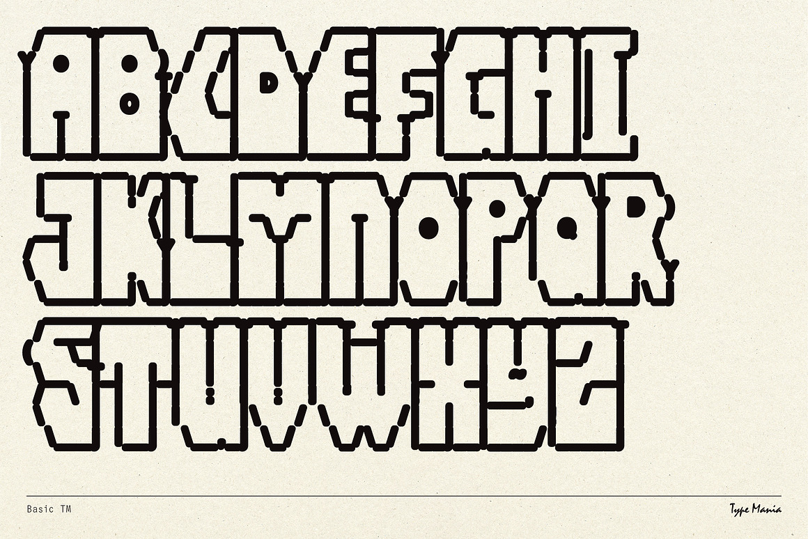 英文字体:复古怀旧ASCII风格计算屏幕网络数字代码艺术标题包装字体 Basic TM – Quirky Computer Font , 第8张-素材湾丨精选海外优质设计素材资源 英文字体:复古怀旧ASCII风格计算屏幕网络数字代码艺术标题包装字体 Basic TM – Quirky Computer Font , sucaiwan.com