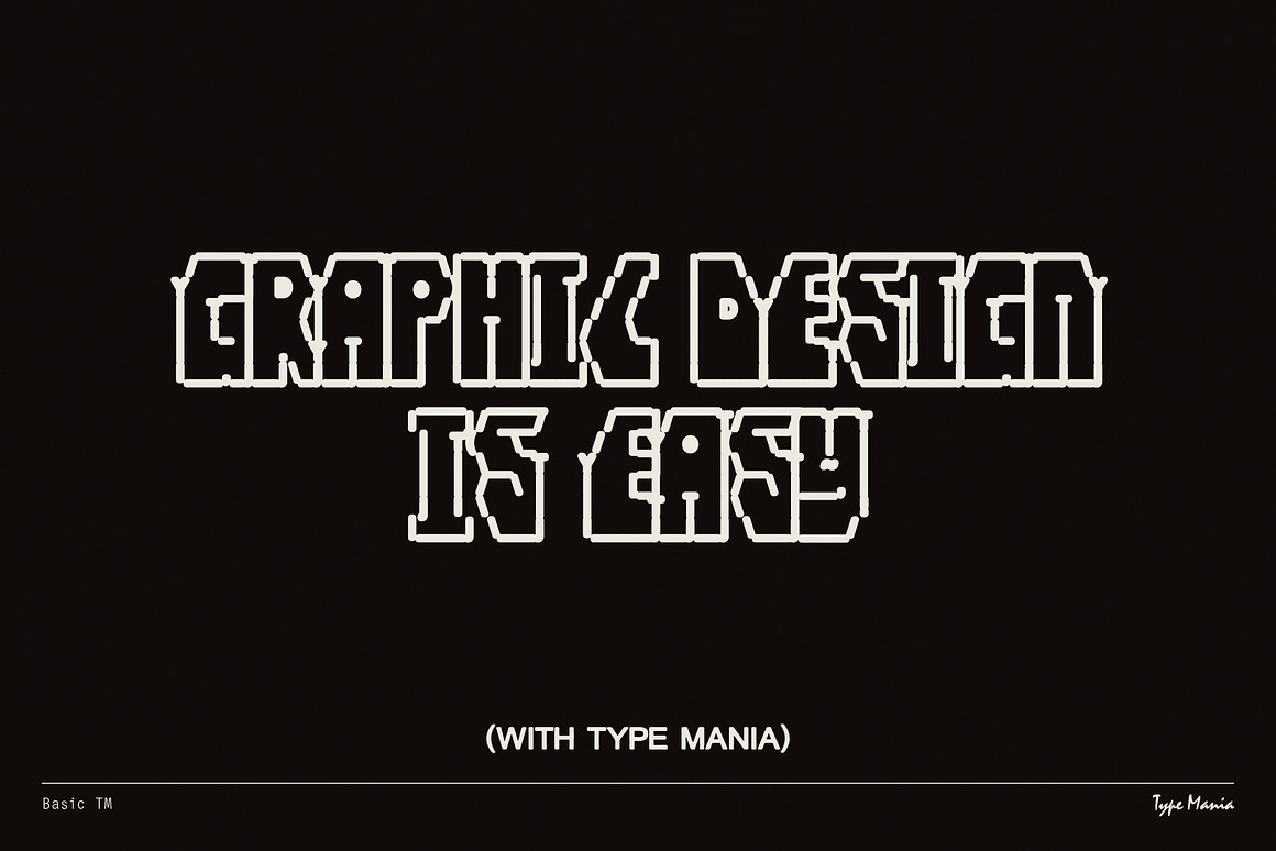 英文字体:复古怀旧ASCII风格计算屏幕网络数字代码艺术标题包装字体 Basic TM – Quirky Computer Font , 第10张-素材湾丨精选海外优质设计素材资源 英文字体:复古怀旧ASCII风格计算屏幕网络数字代码艺术标题包装字体 Basic TM – Quirky Computer Font , sucaiwan.com