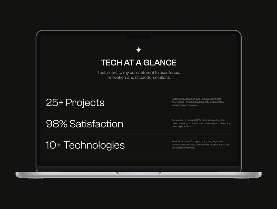 响应式创意极简作品集网站界面WEB UI设计Figma模板素材 Leo Marshall — Developer Portfolio Website APP UI 第7张-素材湾丨精选海外优质设计素材资源 响应式创意极简作品集网站界面WEB UI设计Figma模板素材 Leo Marshall — Developer Portfolio Website APP UI sucaiwan.com