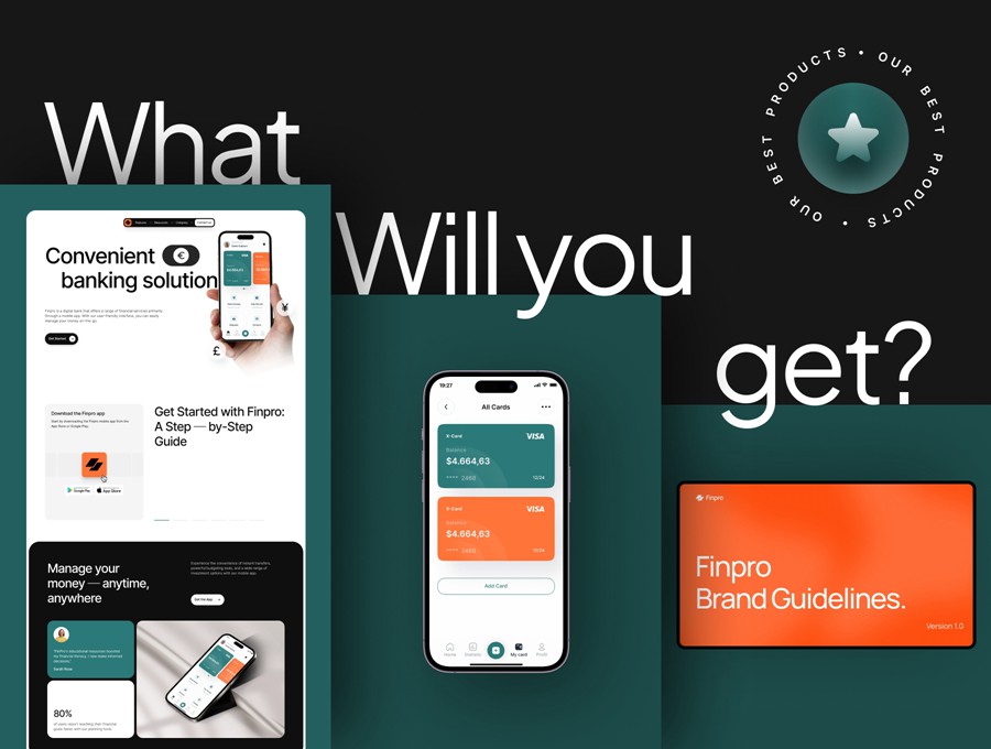 40+屏响应式SaaS数字银行服务网站WEB UI界面设计Figma模板+源码素材 Finpro – Creative Asset Bundle APP UI 第2张-素材湾丨精选海外优质设计素材资源 40+屏响应式SaaS数字银行服务网站WEB UI界面设计Figma模板+源码素材 Finpro – Creative Asset Bundle APP UI sucaiwan.com