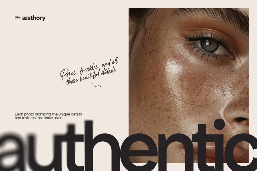 100张4K高清欧美国外雀斑女性脸部皮肤特写照片JPG格式图片设计素材 Authentic Beauty — 100 Stock Photos 图片素材 sucaiwan.com