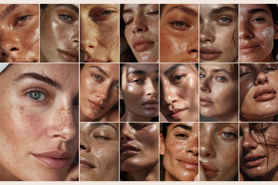 100张4K高清欧美国外雀斑女性脸部皮肤特写照片JPG格式图片设计素材 Authentic Beauty — 100 Stock Photos 图片素材 sucaiwan.com