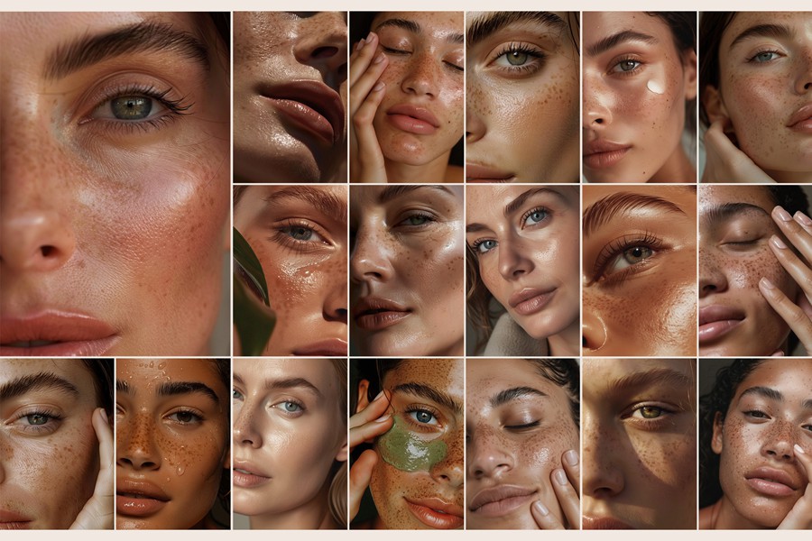 100张4K高清欧美国外雀斑女性脸部皮肤特写照片JPG格式图片设计素材 Authentic Beauty — 100 Stock Photos 图片素材 sucaiwan.com