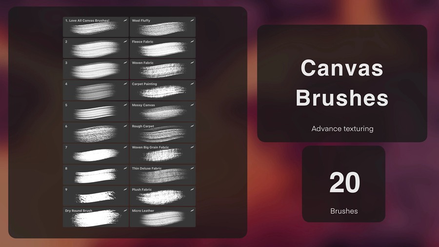 大师级素描油画艺术绘画procreate笔刷画笔设计素材 Procreate Brushes: Oil Powerpack for Traditional Art Lovers 笔刷资源 sucaiwan.com