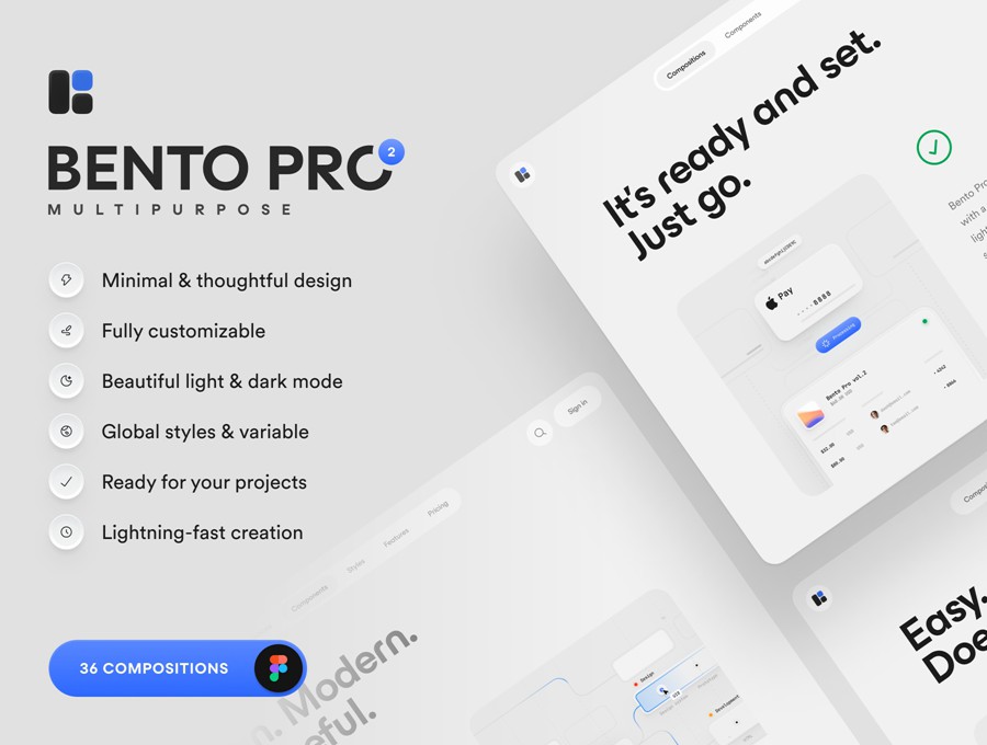 高级双配色金融科技社交交友聊天APP UI卡片小工具设计Figma格式素材 Bento Pro: Multipurpose 2.0 APP UI 第1张-素材湾丨精选海外优质设计素材资源 高级双配色金融科技社交交友聊天APP UI卡片小工具设计Figma格式素材 Bento Pro: Multipurpose 2.0 APP UI sucaiwan.com