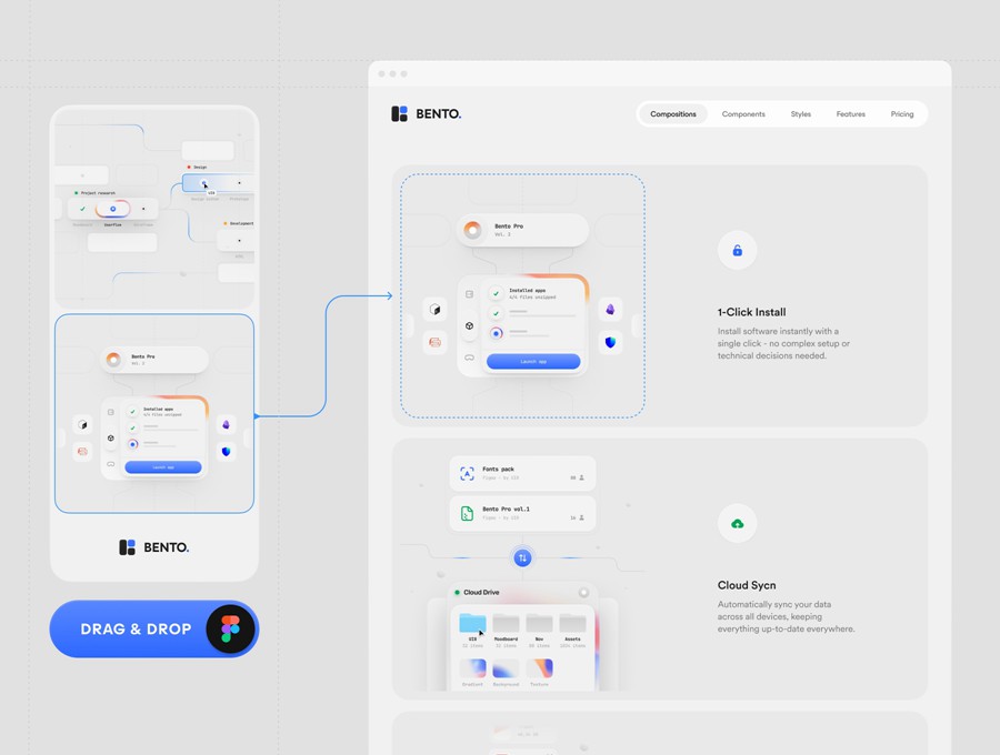 高级双配色金融科技社交交友聊天APP UI卡片小工具设计Figma格式素材 Bento Pro: Multipurpose 2.0 APP UI 第5张-素材湾丨精选海外优质设计素材资源 高级双配色金融科技社交交友聊天APP UI卡片小工具设计Figma格式素材 Bento Pro: Multipurpose 2.0 APP UI sucaiwan.com