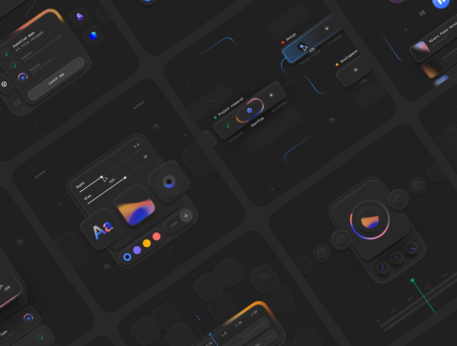 高级双配色金融科技社交交友聊天APP UI卡片小工具设计Figma格式素材 Bento Pro: Multipurpose 2.0 APP UI 第8张-素材湾丨精选海外优质设计素材资源 高级双配色金融科技社交交友聊天APP UI卡片小工具设计Figma格式素材 Bento Pro: Multipurpose 2.0 APP UI sucaiwan.com