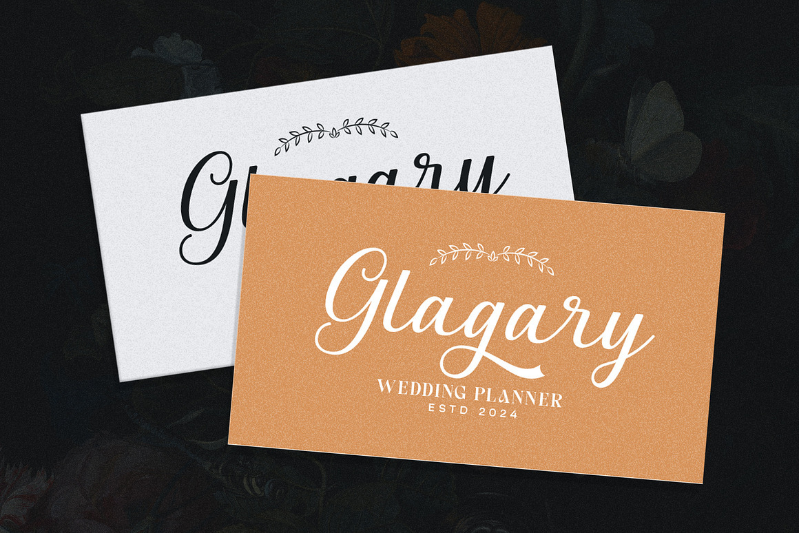 复古时尚杂志邀请函徽标设计手写英文字体安装包 Graceful Nostagia Script Font 设计素材 第6张-素材湾丨精选海外优质设计素材资源 复古时尚杂志邀请函徽标设计手写英文字体安装包 Graceful Nostagia Script Font 设计素材 sucaiwan.com