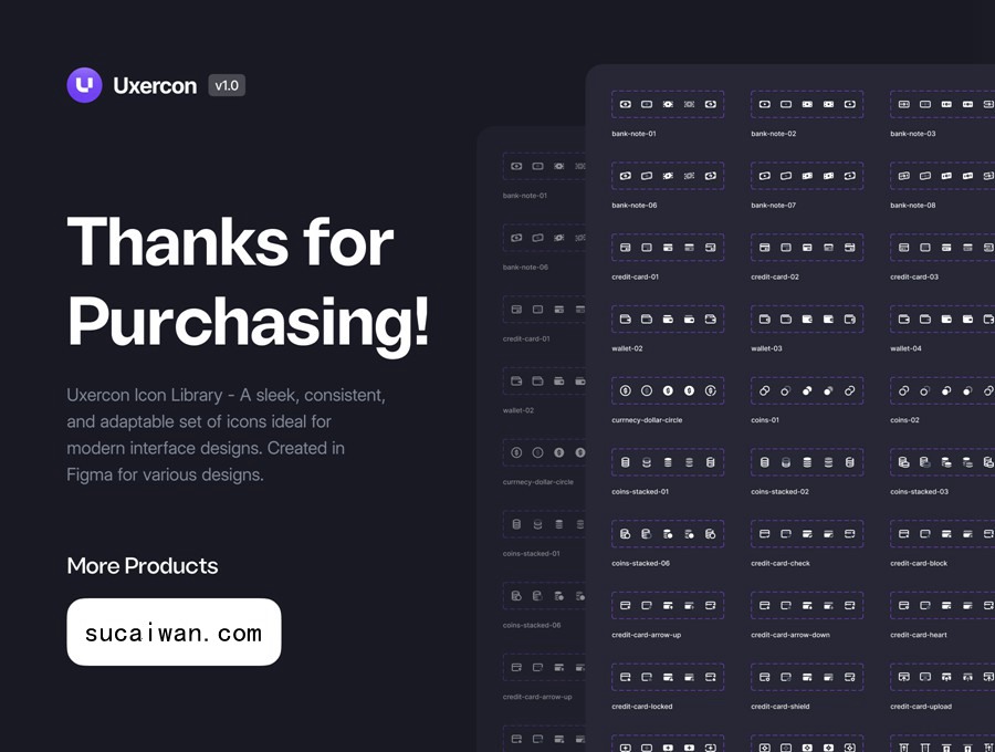 100款多功能财务金融支付理财网站WEB&APP UI界面矢量图标Icons设计Figma/PNG格式素材 Finance & Payment – Uxercon Icon Pack APP UI 第8张-素材湾丨精选海外优质设计素材资源 100款多功能财务金融支付理财网站WEB&APP UI界面矢量图标Icons设计Figma/PNG格式素材 Finance & Payment – Uxercon Icon Pack APP UI sucaiwan.com
