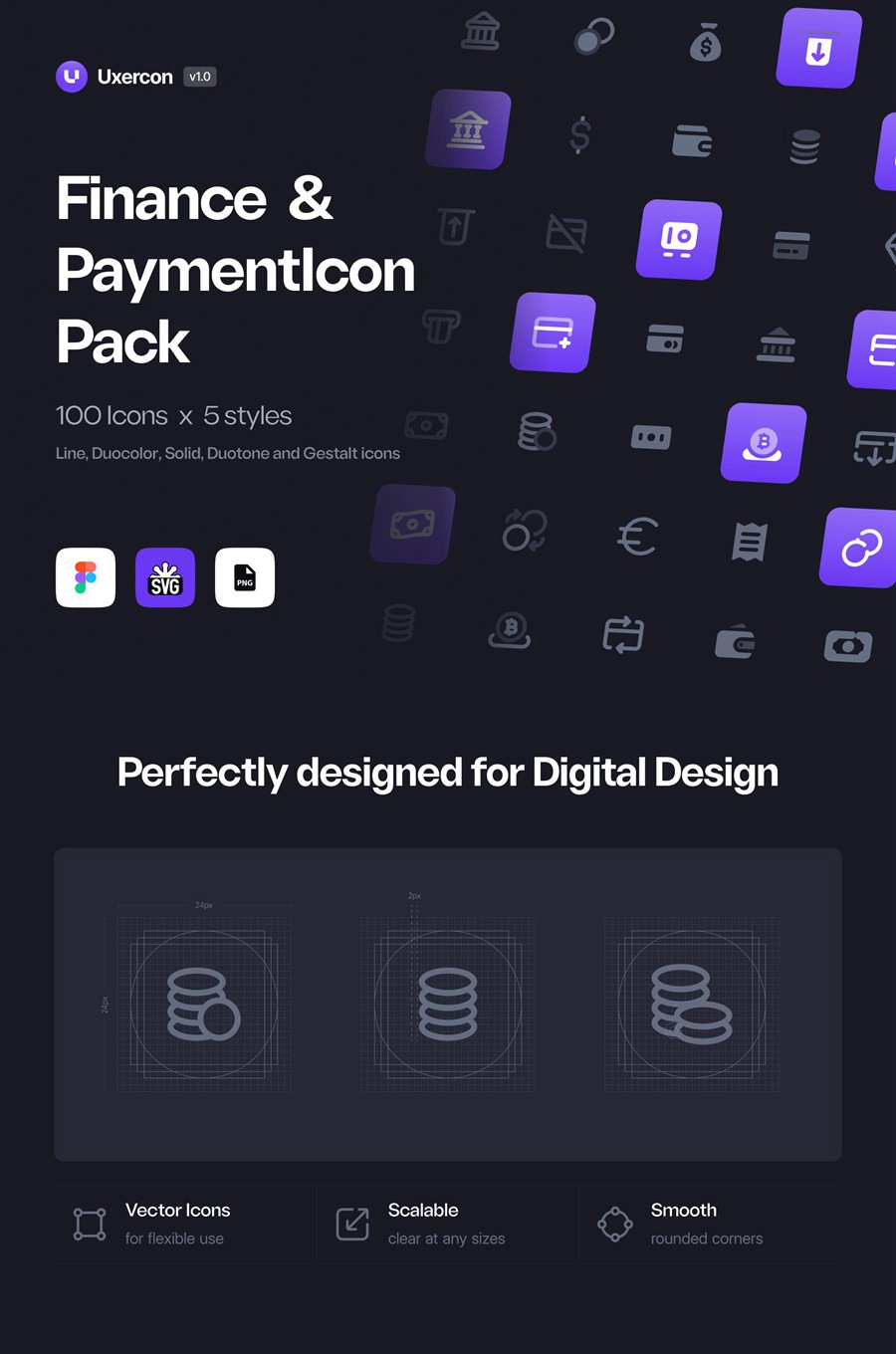 100款多功能财务金融支付理财网站WEB&APP UI界面矢量图标Icons设计Figma/PNG格式素材 Finance & Payment – Uxercon Icon Pack APP UI 第9张-素材湾丨精选海外优质设计素材资源 100款多功能财务金融支付理财网站WEB&APP UI界面矢量图标Icons设计Figma/PNG格式素材 Finance & Payment – Uxercon Icon Pack APP UI sucaiwan.com