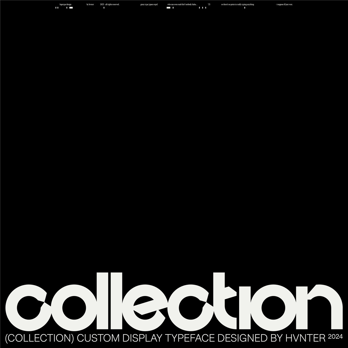 英文字体：现代极简干净运动无衬线标题品牌海报封面排版字体 HVNTER Collection Typeface , sucaiwan.com