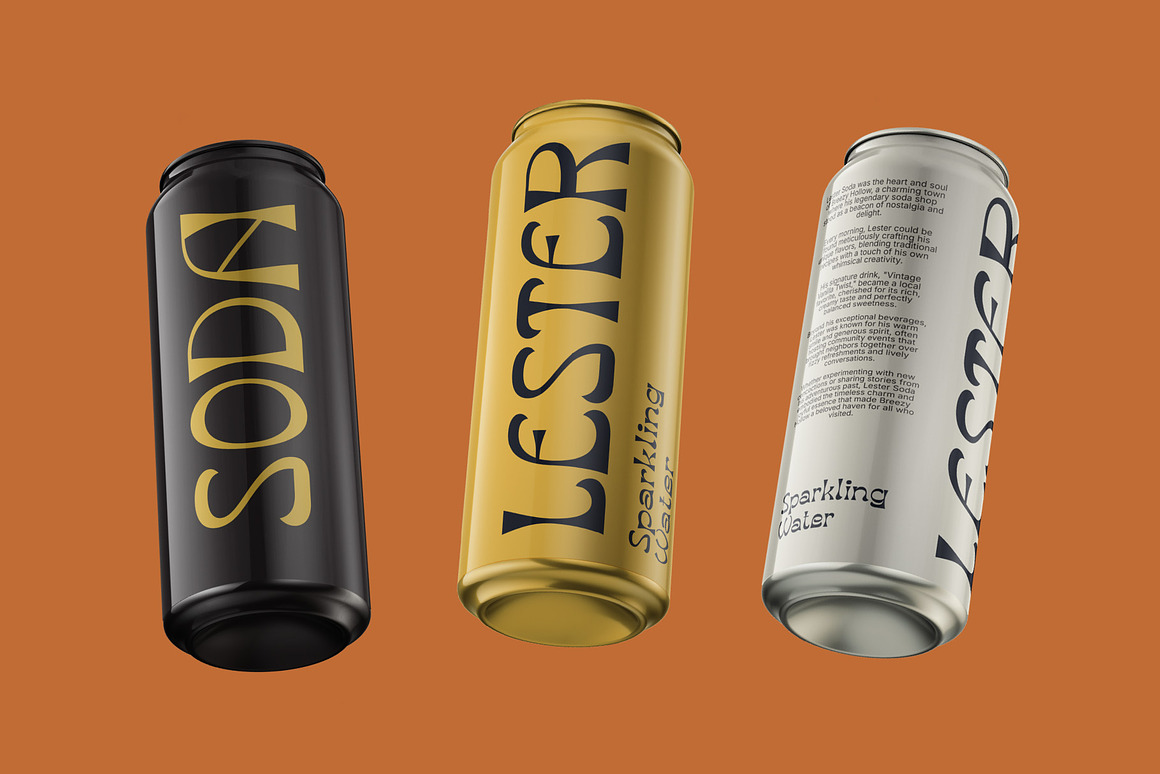 时尚复古逆反差品牌海报徽标设计无衬线英文字体安装包 Sloane – Reverse Contrast Font 设计素材 sucaiwan.com