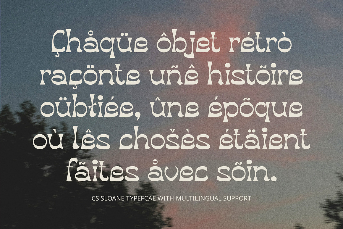 时尚复古逆反差品牌海报徽标设计无衬线英文字体安装包 Sloane – Reverse Contrast Font 设计素材 sucaiwan.com