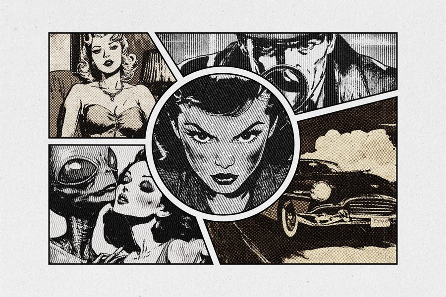 复古做旧划痕破损老式漫画半调印刷照片效果PS特效滤镜插件样机素材 Retro Print Photo Effect 插件预设 第2张-素材湾丨精选海外优质设计素材资源 复古做旧划痕破损老式漫画半调印刷照片效果PS特效滤镜插件样机素材 Retro Print Photo Effect 插件预设 sucaiwan.com