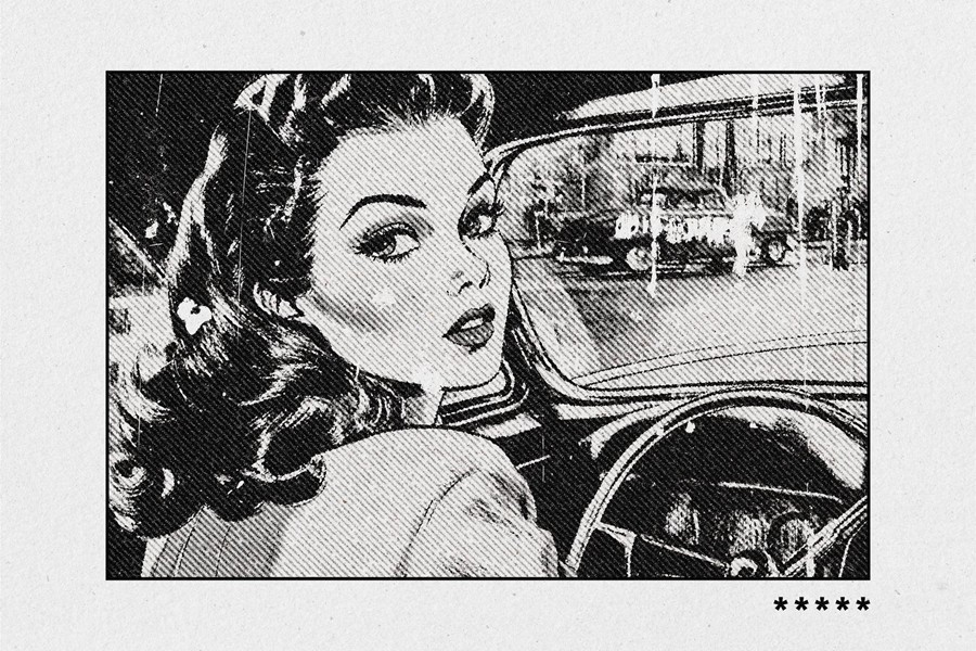 复古做旧划痕破损老式漫画半调印刷照片效果PS特效滤镜插件样机素材 Retro Print Photo Effect 插件预设 第5张-素材湾丨精选海外优质设计素材资源 复古做旧划痕破损老式漫画半调印刷照片效果PS特效滤镜插件样机素材 Retro Print Photo Effect 插件预设 sucaiwan.com