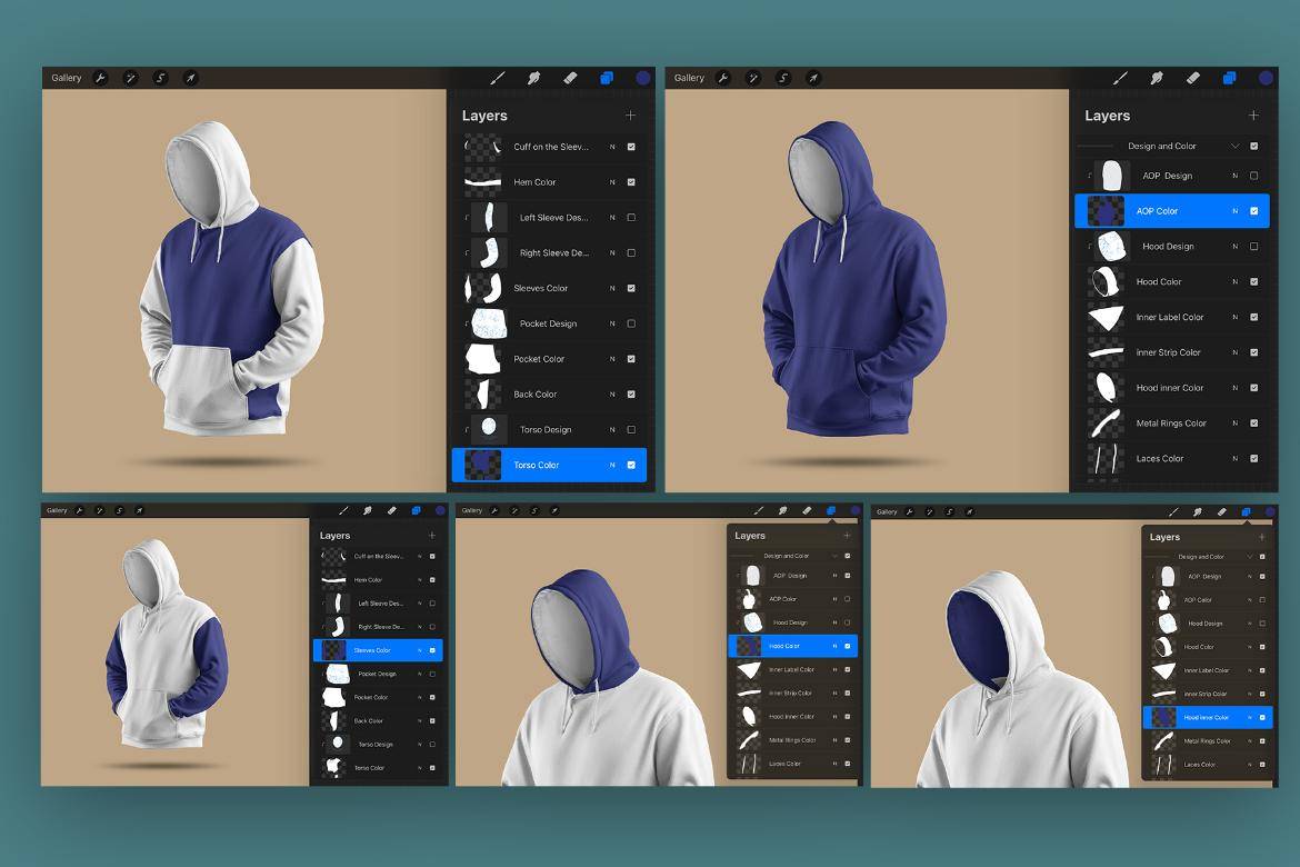 7款超大连衣帽卫衣印花图案设计展示效果图Procreate样机模板素材 7 Mockups Oversize Hoodie in 3D Style for Procreate on the iPad 样机素材 第3张-素材湾丨精选海外优质设计素材资源 7款超大连衣帽卫衣印花图案设计展示效果图Procreate样机模板素材 7 Mockups Oversize Hoodie in 3D Style for Procreate on the iPad 样机素材 sucaiwan.com