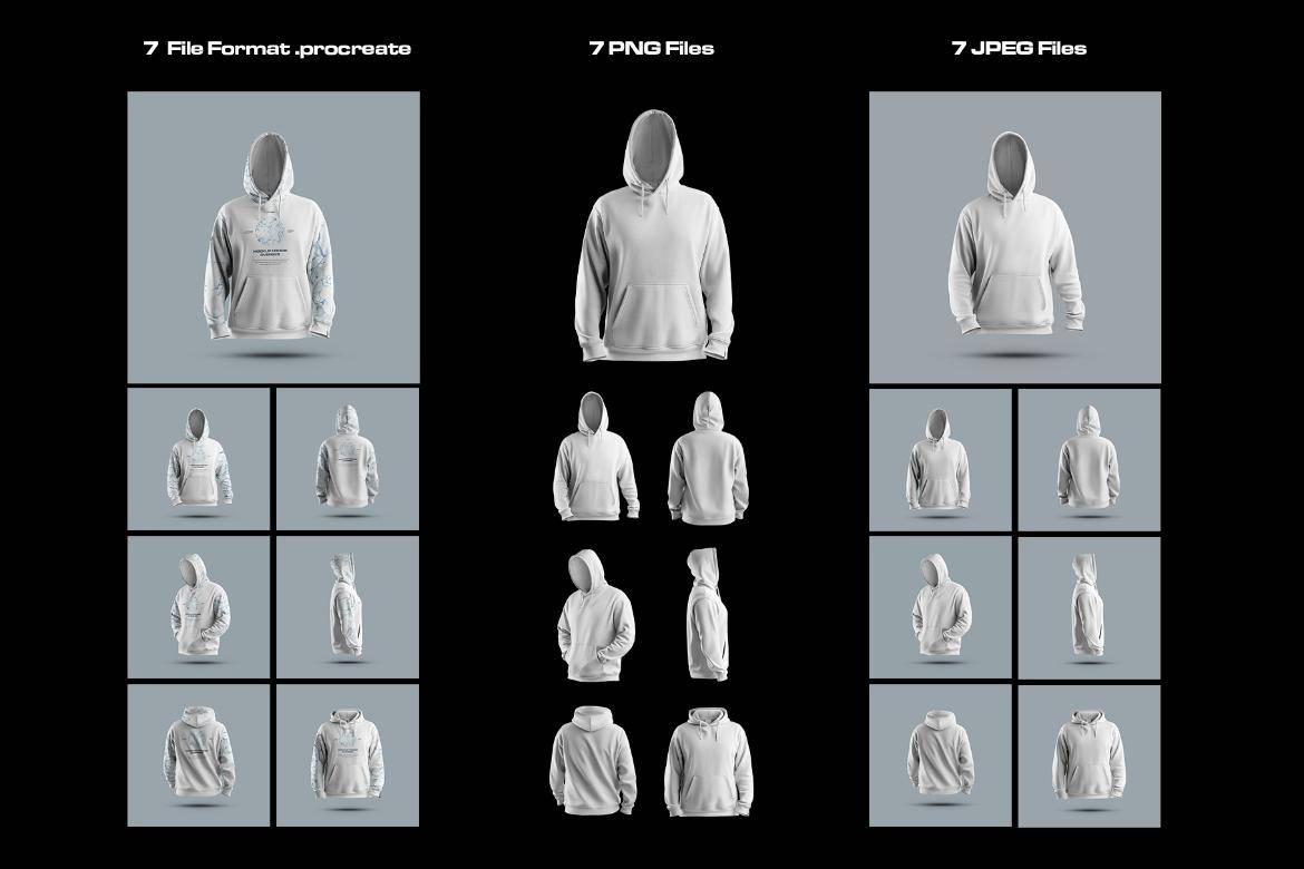 7款超大连衣帽卫衣印花图案设计展示效果图Procreate样机模板素材 7 Mockups Oversize Hoodie in 3D Style for Procreate on the iPad 样机素材 第7张-素材湾丨精选海外优质设计素材资源 7款超大连衣帽卫衣印花图案设计展示效果图Procreate样机模板素材 7 Mockups Oversize Hoodie in 3D Style for Procreate on the iPad 样机素材 sucaiwan.com