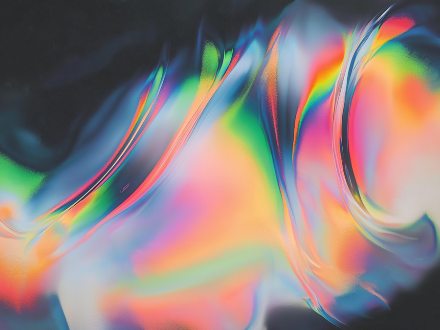 53款6K高清霓虹全息镭射3D水晶未来科幻抽象渐变背景图片素材 Glow Cascade 图片素材 sucaiwan.com