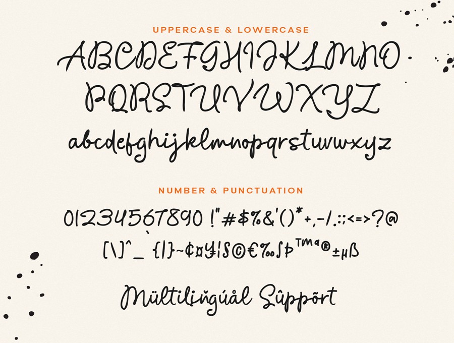 现代优雅邀请函礼品包装徽标设计手写英文字体安装包 Blower Cerita – a handwritten font 设计素材 sucaiwan.com