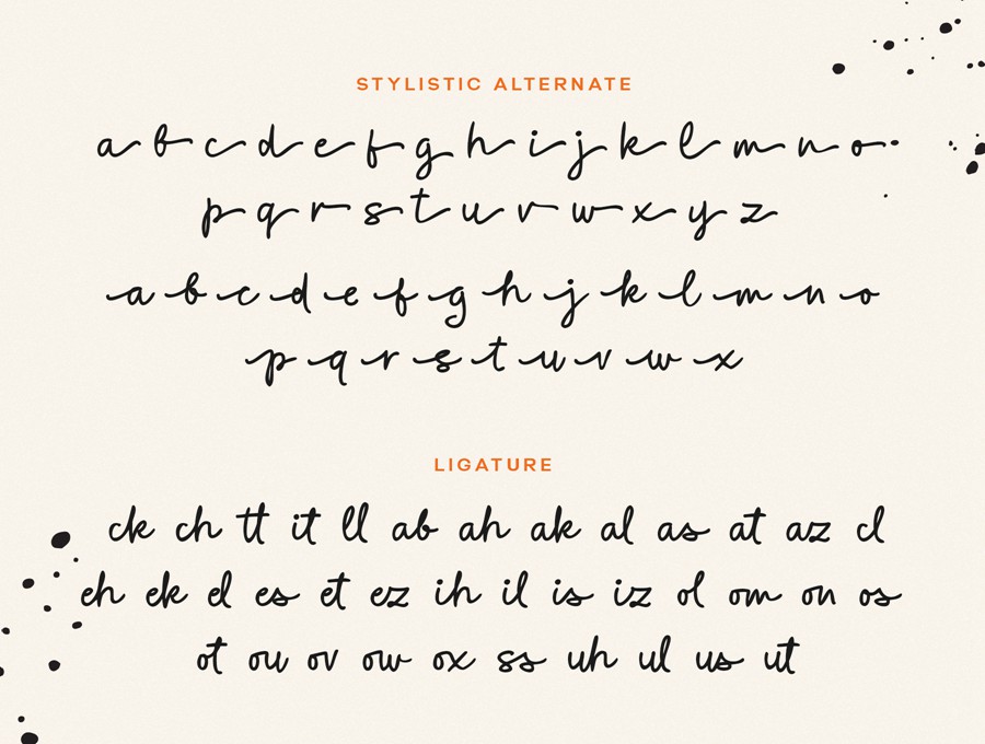 现代优雅邀请函礼品包装徽标设计手写英文字体安装包 Blower Cerita – a handwritten font 设计素材 sucaiwan.com