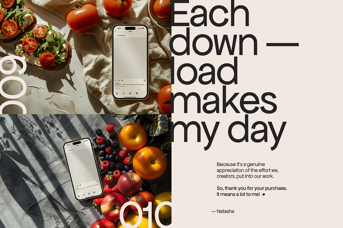 10款INS风UI广告界面设计苹果iPhone 15 Pro手机贴图PS展示样机模板素材 10 iPhone Mockups: Healthy Lifestyle 样机素材 第12张-素材湾丨精选海外优质设计素材资源 10款INS风UI广告界面设计苹果iPhone 15 Pro手机贴图PS展示样机模板素材 10 iPhone Mockups: Healthy Lifestyle 样机素材 sucaiwan.com