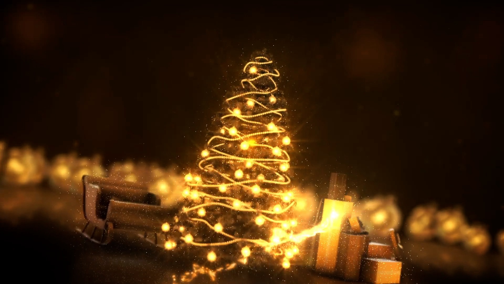 圣诞节新年片头片尾节日氛围AE/PR/FCPX三合一模板 Christmas Festive Logo Reveal 影视音频 sucaiwan.com