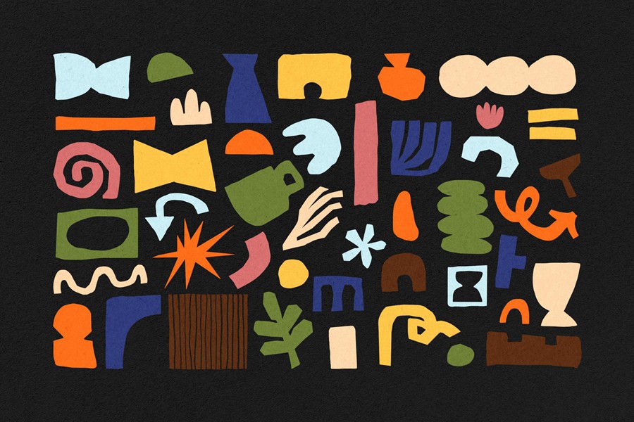 210个复古纸张拼贴艺术趣味抽象几何PNG剪贴画图片AI矢量图形设计套装 Paper Cut-Out Shapes Collection 图片素材 第5张-素材湾丨精选海外优质设计素材资源 210个复古纸张拼贴艺术趣味抽象几何PNG剪贴画图片AI矢量图形设计套装 Paper Cut-Out Shapes Collection 图片素材 sucaiwan.com