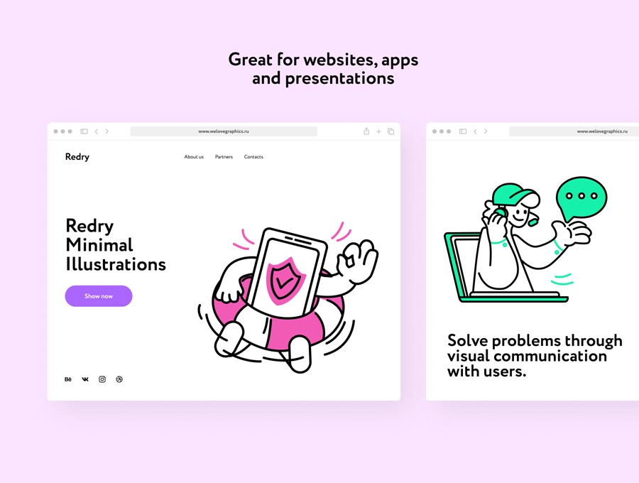 104幅卡通趣味多彩教育电商支付物流金融理财数据手绘插图Ai/Figma/Png格式素材 Redry Illustration Collection APP UI 第4张-素材湾丨精选海外优质设计素材资源 104幅卡通趣味多彩教育电商支付物流金融理财数据手绘插图Ai/Figma/Png格式素材 Redry Illustration Collection APP UI sucaiwan.com