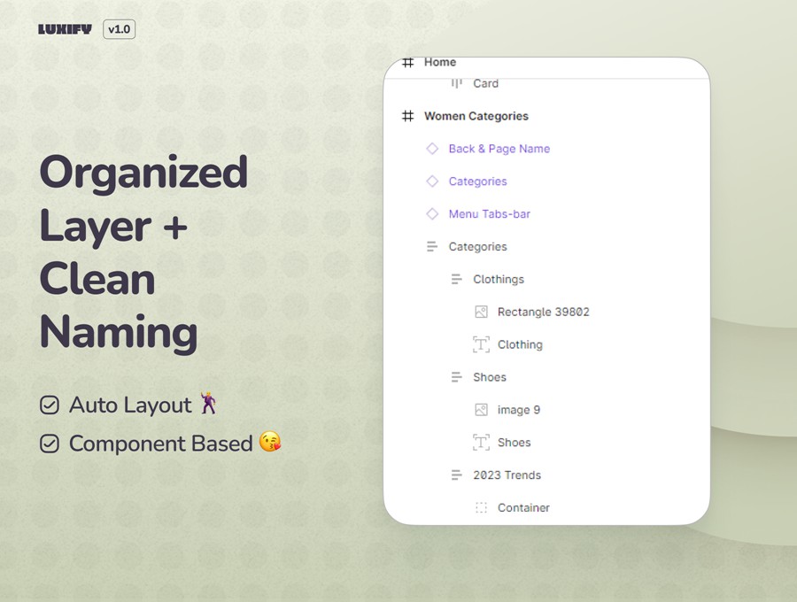 28+屏高级服装鞋子在线购买电子商城APP UI界面设计Figma模板套件素材 LUXIFY- Ecommerce Fashion App APP UI sucaiwan.com