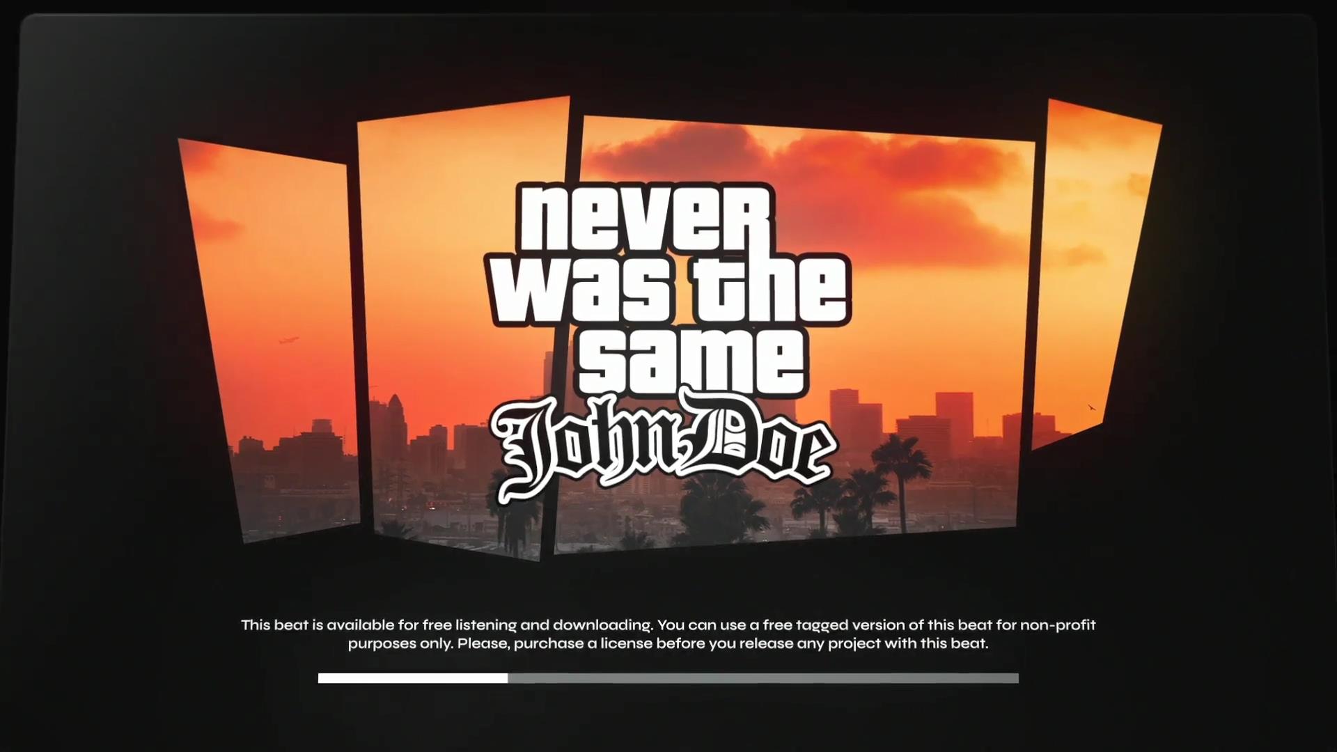 AE模板：大胆设计美学GTA冒险动作游戏风格音频可视化片头 Grand - Audio visualization template for After Effects , sucaiwan.com