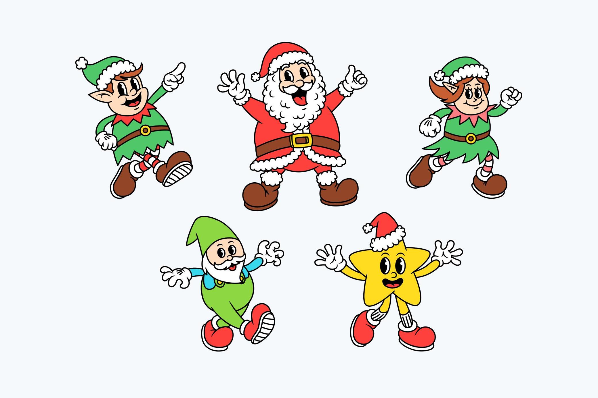 190个圣诞节趣味卡通插画卡片邮票AI矢量PNG图形 Christmas Cartoon Curiosities — Graphics 图片素材 第6张-素材湾丨精选海外优质设计素材资源 190个圣诞节趣味卡通插画卡片邮票AI矢量PNG图形 Christmas Cartoon Curiosities — Graphics 图片素材 sucaiwan.com