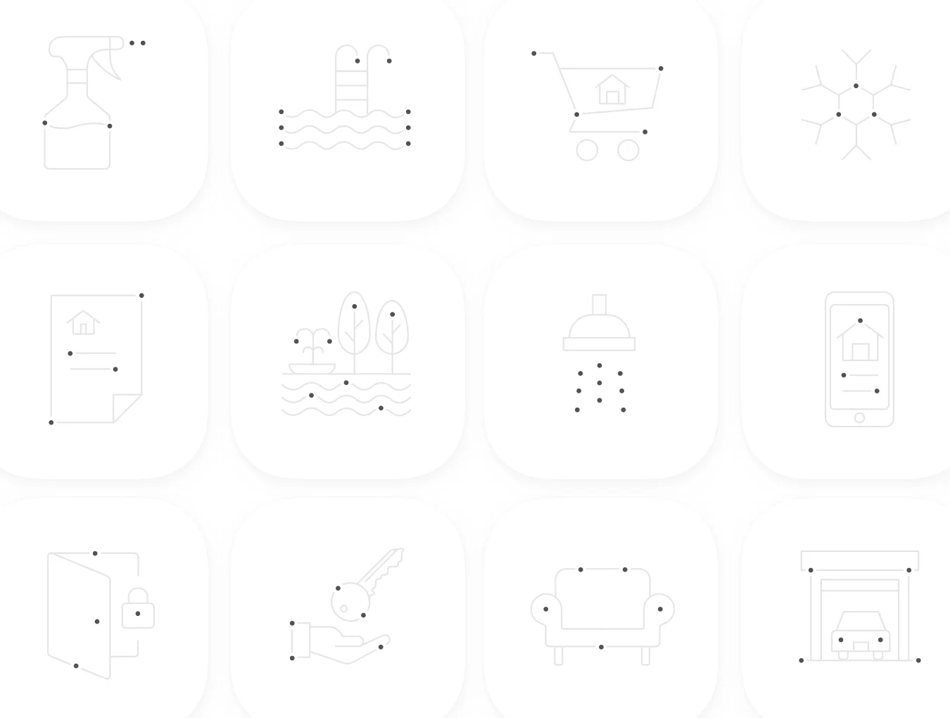 1000款独特极简多功能矢量线条图标Icons设计Figma/Sketch/AI格式素材 Nucleus Icon Set 图标素材 sucaiwan.com