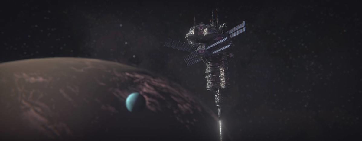 未来科幻太空基地空间站3D模型Unity素材 SciFi Space Station Heavy v1.1.1 样机素材 sucaiwan.com