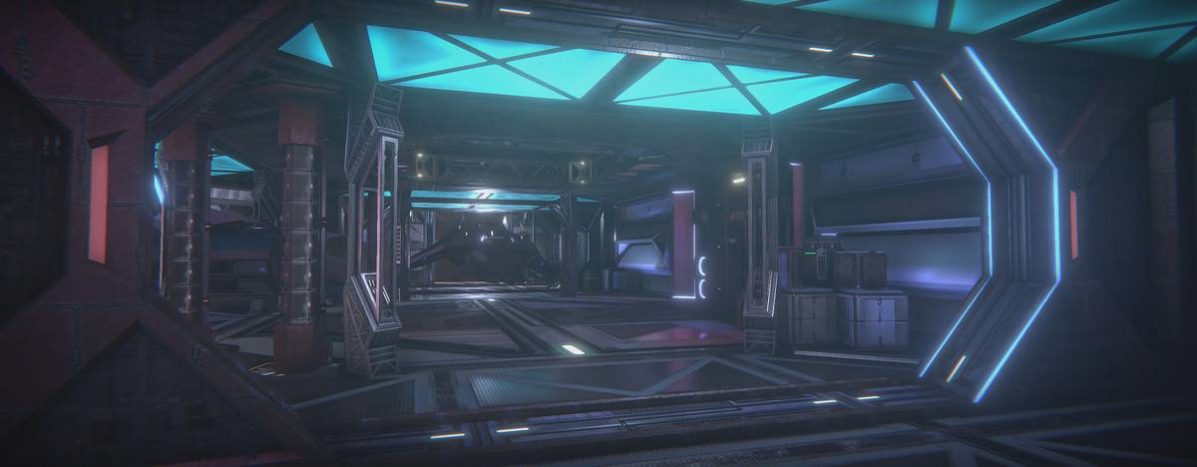 未来科幻太空基地空间站3D模型Unity素材 SciFi Space Station Heavy v1.1.1 样机素材 sucaiwan.com