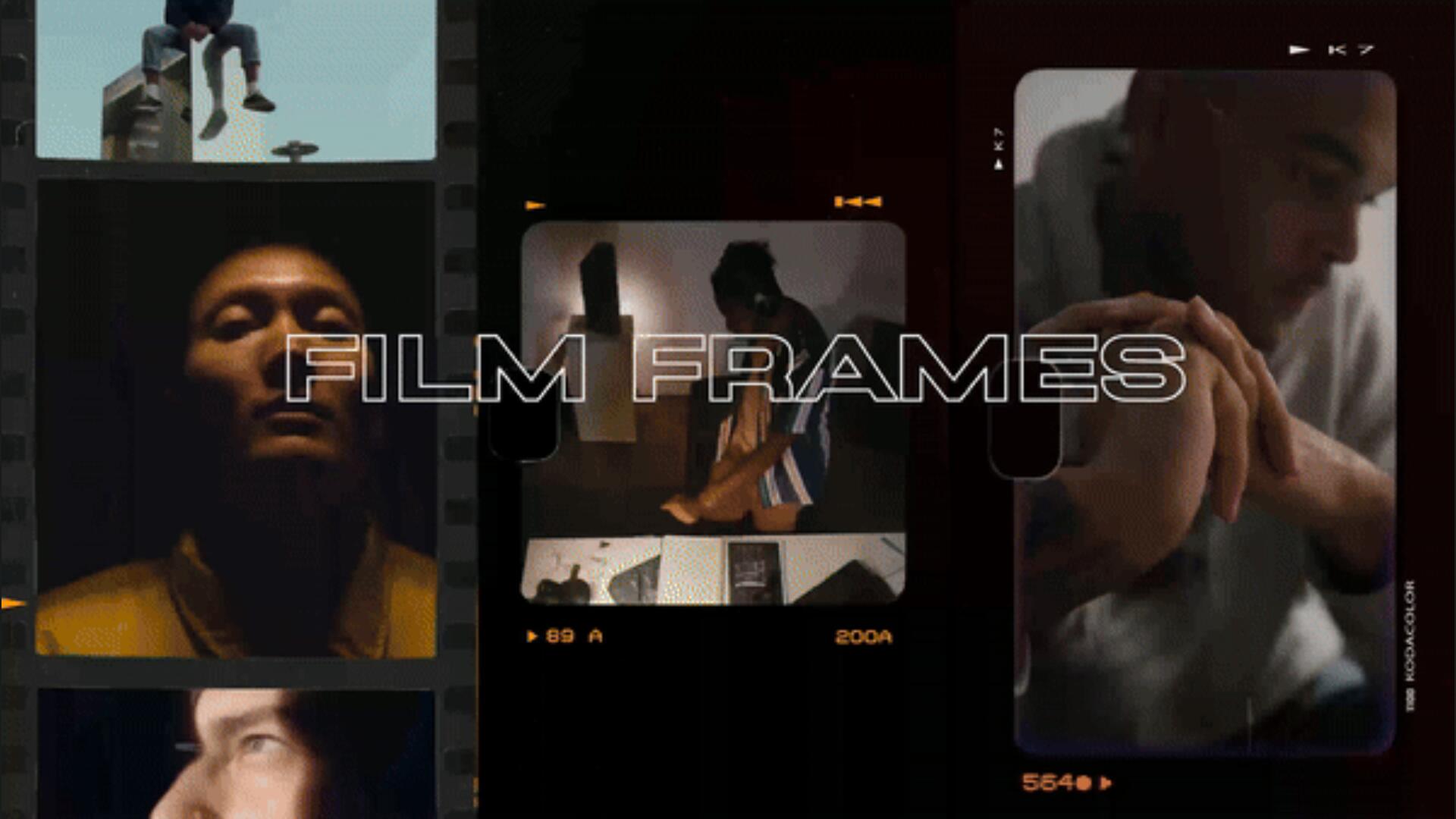 复古美学宝丽来胶片边框电影帧横竖屏框架PNG+MOV叠加层+音效 Retro Reels - Film Frames & Film Mattes 影视音频 sucaiwan.com