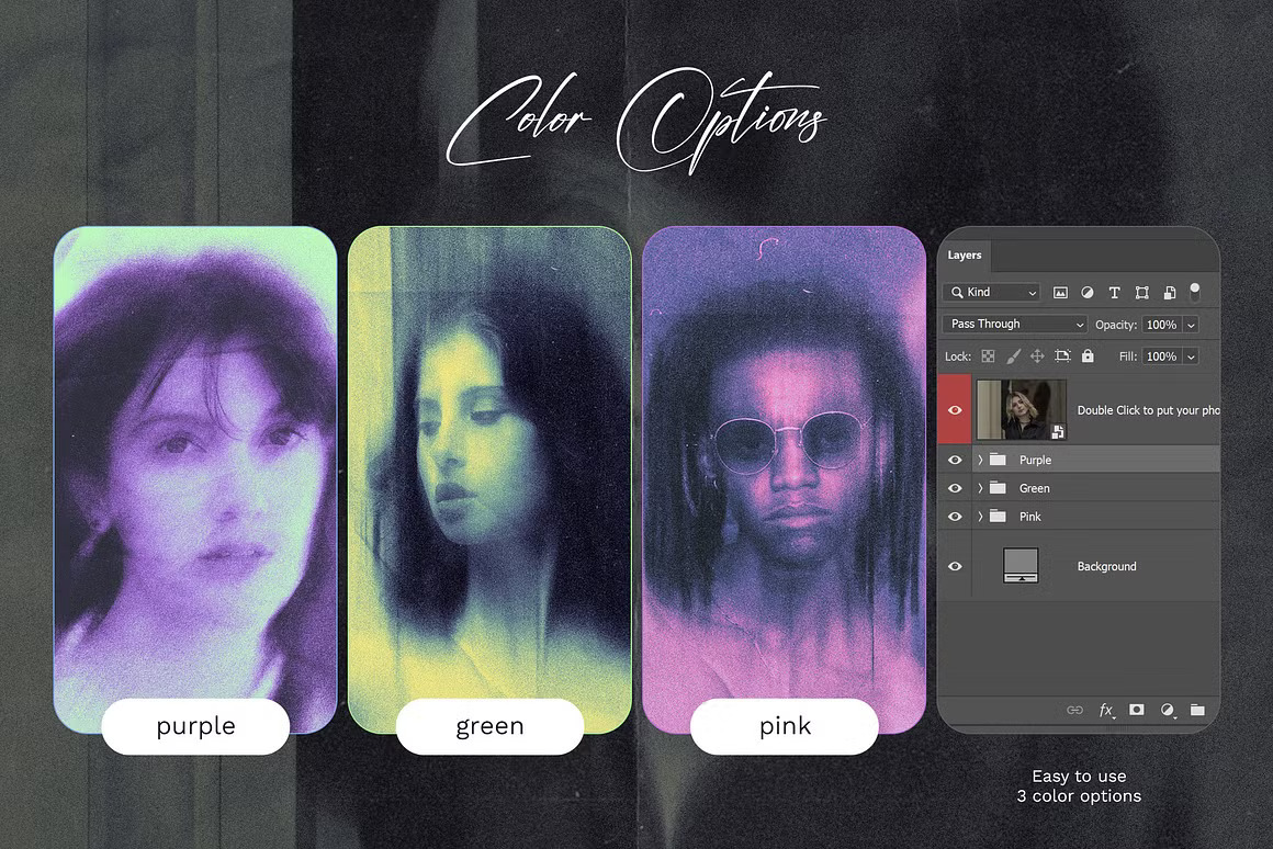 前卫动感模糊颗粒燥点肌理纹理潮流抽象艺术照片效果PS特效滤镜插件样机模板 Blurred Duotone Effect by Sko4 插件预设 第2张-素材湾丨精选海外优质设计素材资源 前卫动感模糊颗粒燥点肌理纹理潮流抽象艺术照片效果PS特效滤镜插件样机模板 Blurred Duotone Effect by Sko4 插件预设 sucaiwan.com