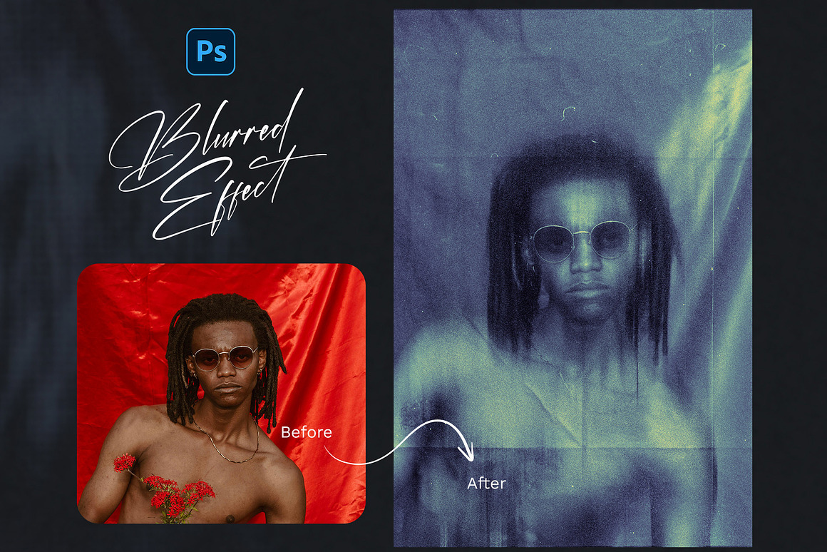 前卫动感模糊颗粒燥点肌理纹理潮流抽象艺术照片效果PS特效滤镜插件样机模板 Blurred Duotone Effect by Sko4 插件预设 第3张-素材湾丨精选海外优质设计素材资源 前卫动感模糊颗粒燥点肌理纹理潮流抽象艺术照片效果PS特效滤镜插件样机模板 Blurred Duotone Effect by Sko4 插件预设 sucaiwan.com