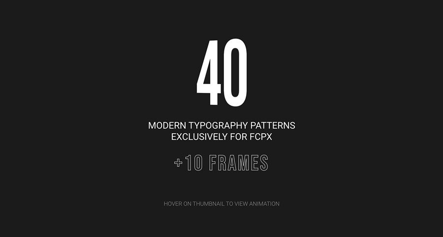 FCPX插件 - MotionVFX mTitle Abstract 50个 时尚风格、动态曲线、几何形状、FCP独特排版抽象标题动画 插件预设 sucaiwan.com