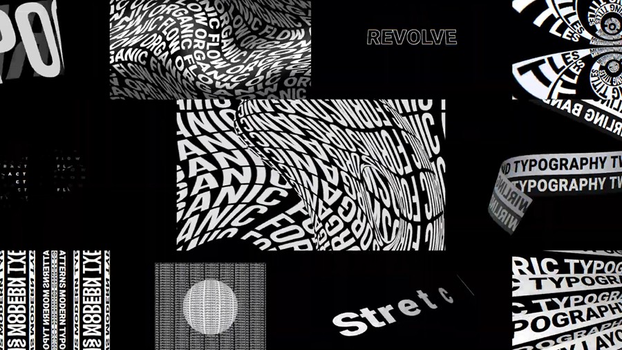 FCPX插件 - MotionVFX mTitle Abstract 50个 时尚风格、动态曲线、几何形状、FCP独特排版抽象标题动画 插件预设 sucaiwan.com