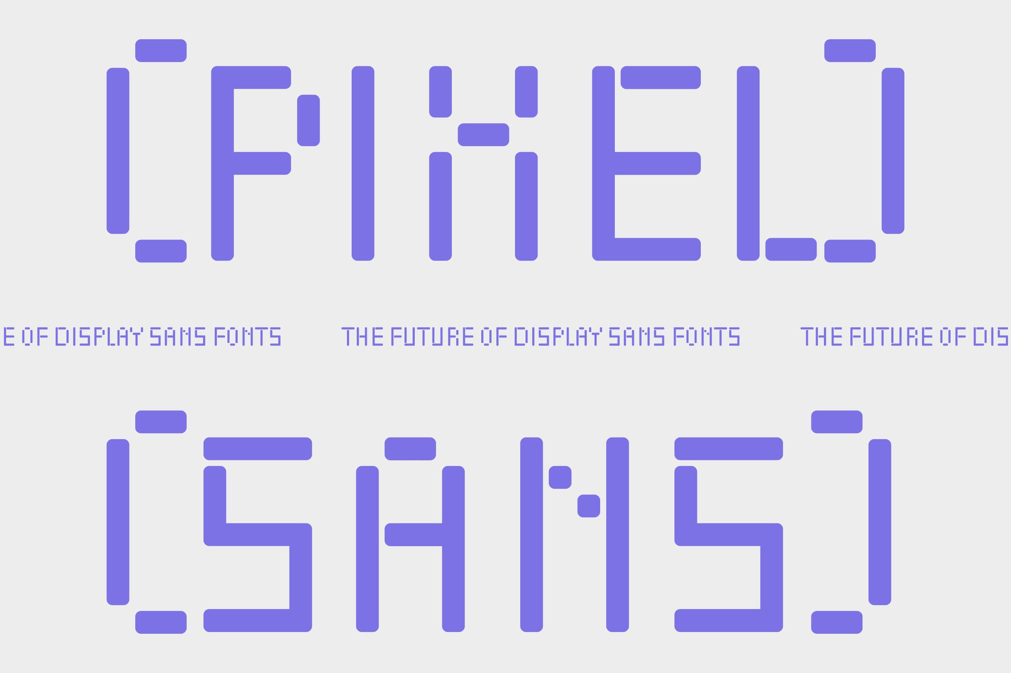 复古未来派网络游戏网站标题设计装饰英文字体安装包 Zerpixl Volt 设计素材 sucaiwan.com