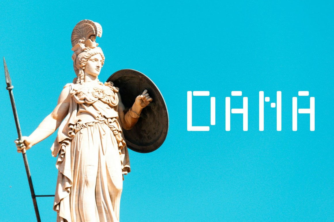 复古未来派网络游戏网站标题设计装饰英文字体安装包 Zerpixl Volt 设计素材 sucaiwan.com