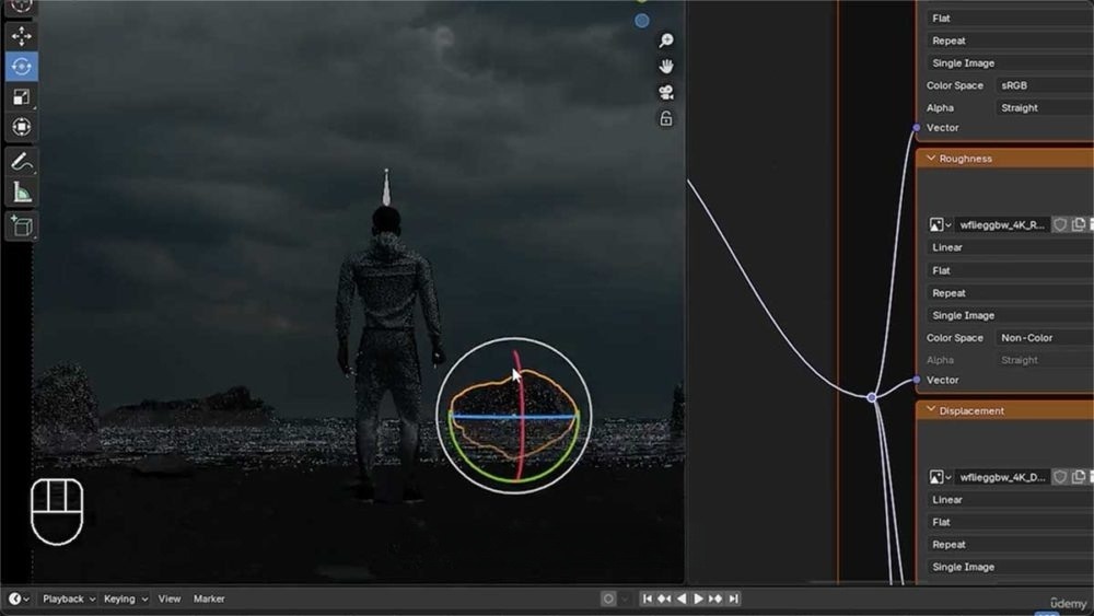 Blender/AE创建电影大片环境特效视频教程 中英文字幕 Blender 3D: Create Easy Environment 设计教程 sucaiwan.com